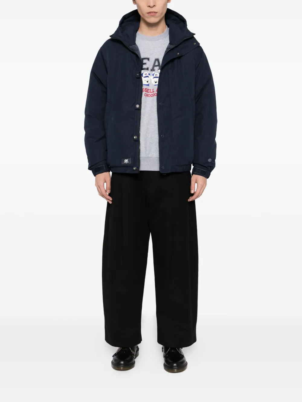 CHOCOOLATE logo-patch jacket | Down Jackets | Image 2