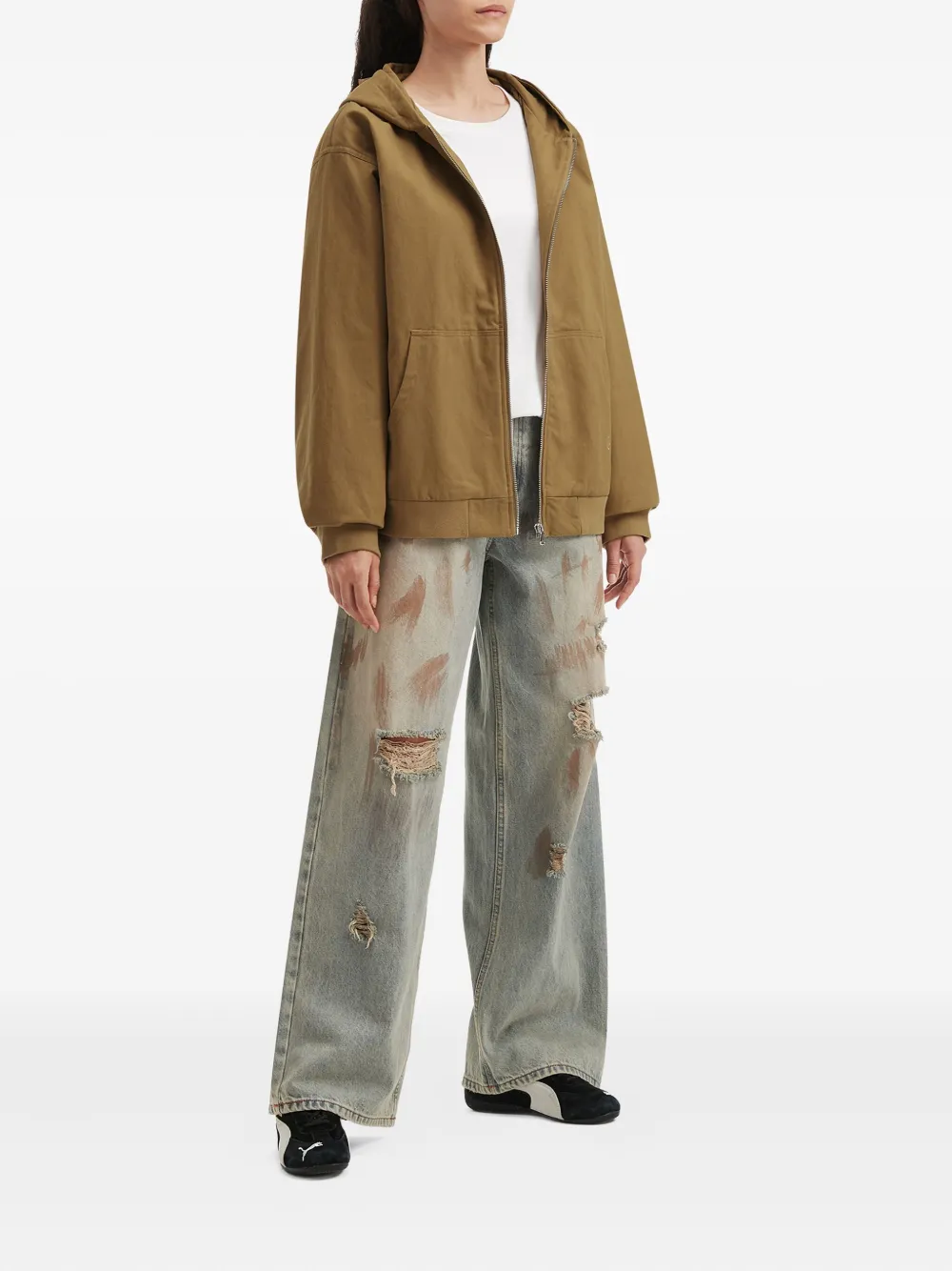 tout a coup chamarra con capucha | Chamarras oversize | Image 2