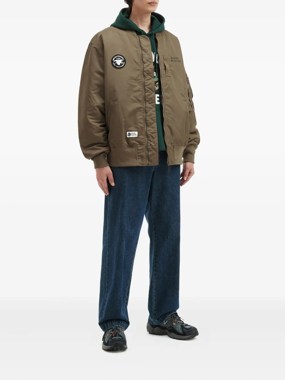 FINGERCROXX patch-detail bomber jacket | Bomber Jackets | Image 2