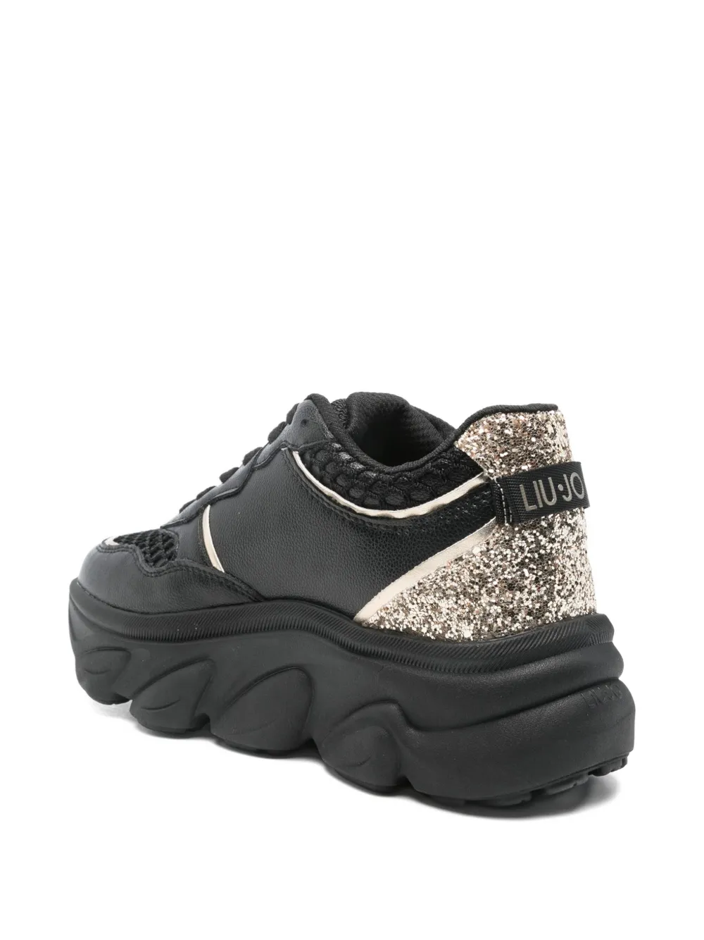 Liu •jo Logo-plaque Sneakers In Black
