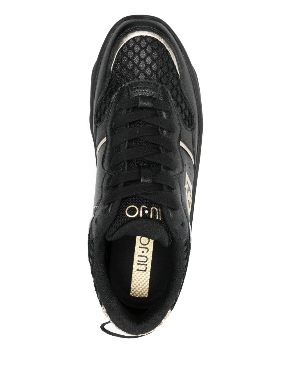 Liu •jo Logo-plaque Sneakers In Black