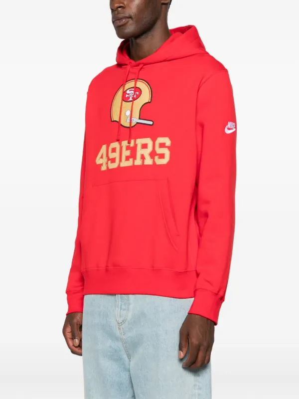 ナイキ フーディ 49ers フード付き ウェア 赤 ロゴ カジュアル L Nike x NFL San Francisco 49ers パーカー | レッド | FARFETCH JP