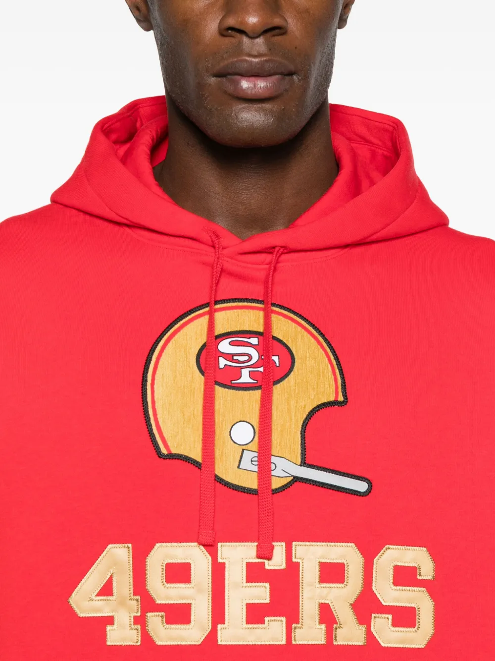 Nike x NFL San Francisco 49ers hoodie met logo-applicatie Rood