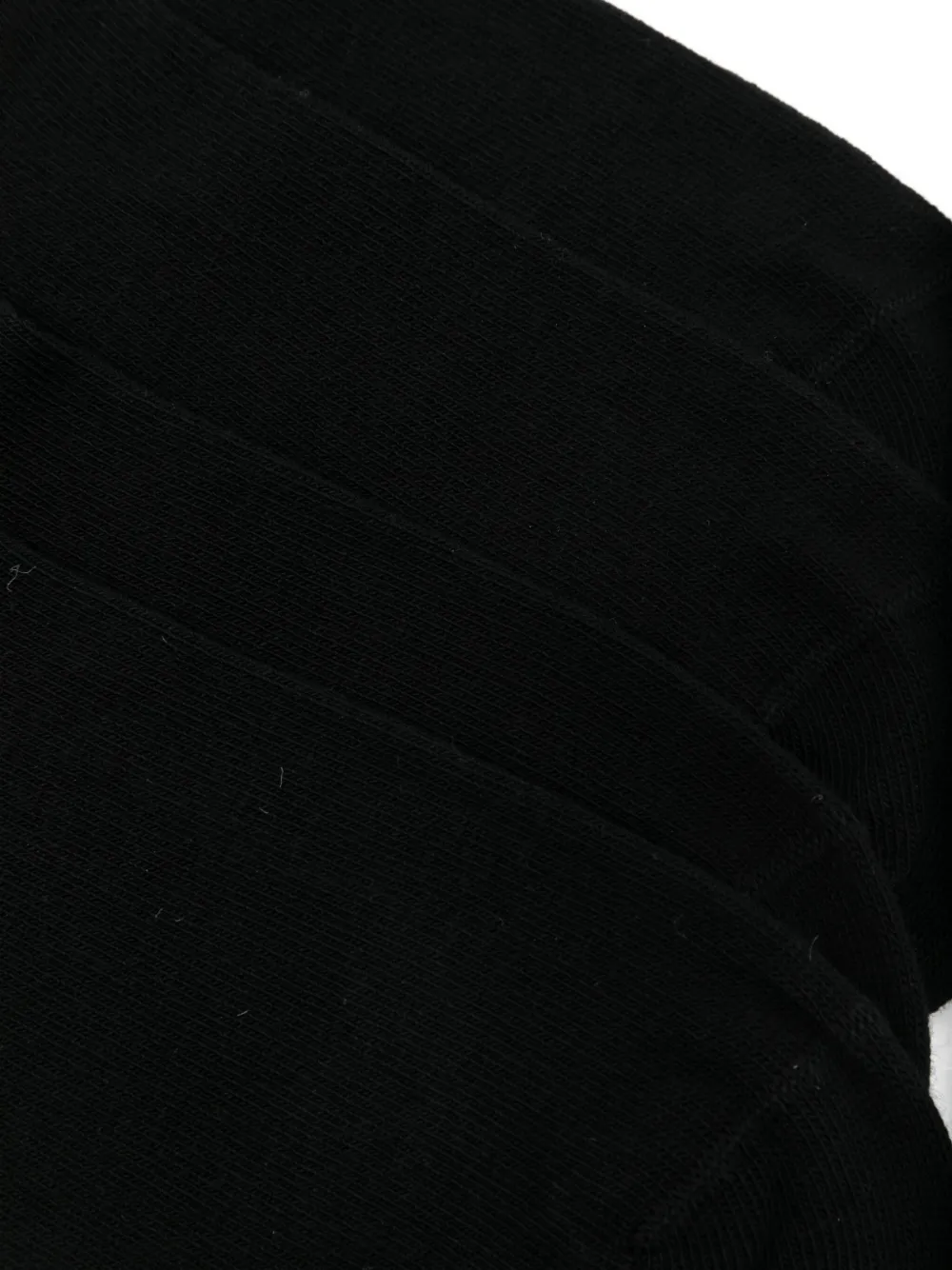 Marc O'Polo Geribbelde sokken Zwart