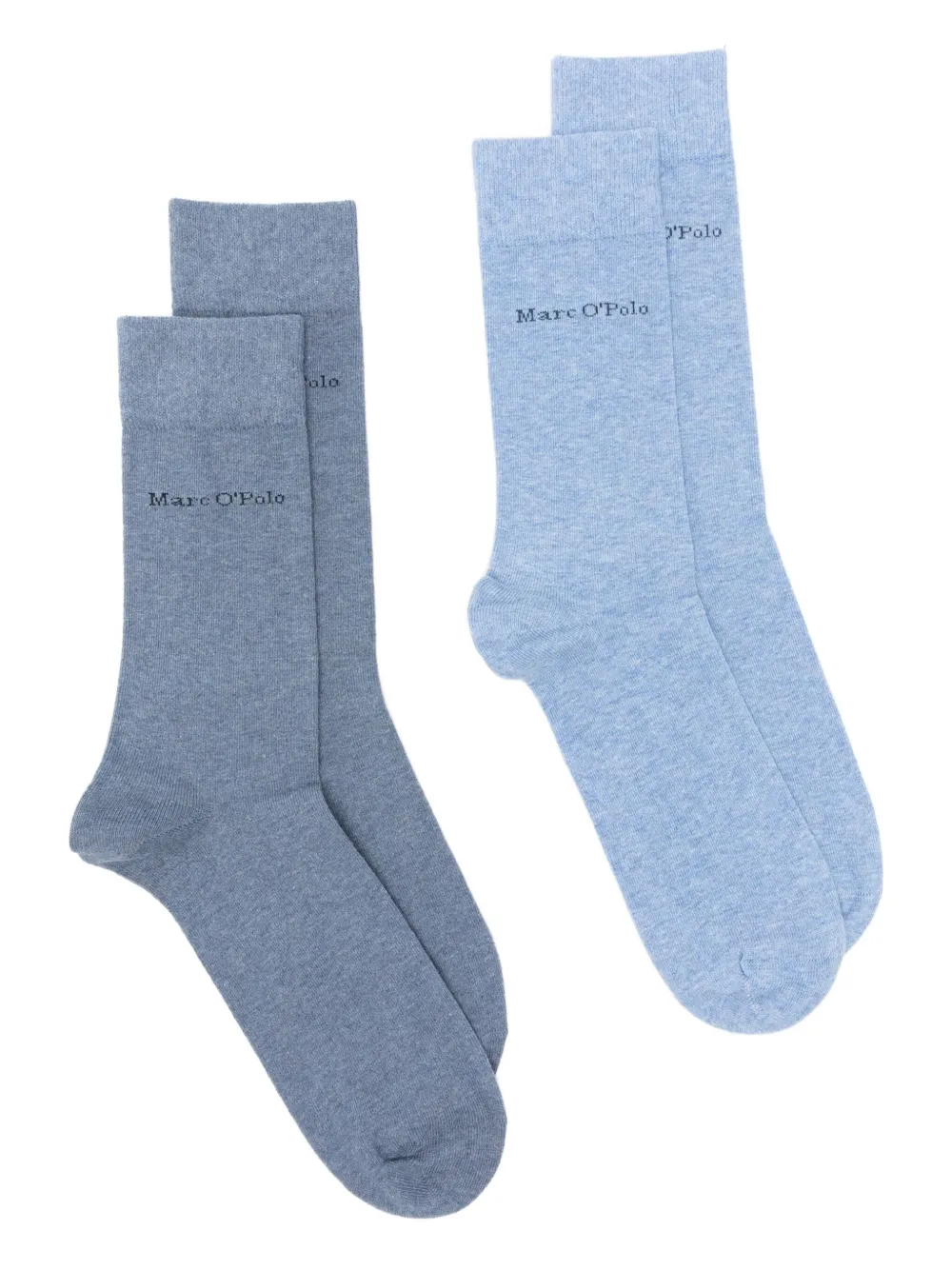 Marc O'polo Logo-intarsia Socks (pack Of Two) In Multi