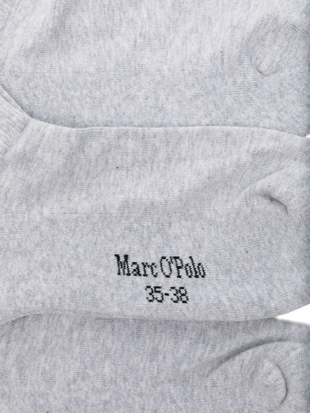 Marc O'polo Logo-intarsia Socks (pack Of Two) In Gray