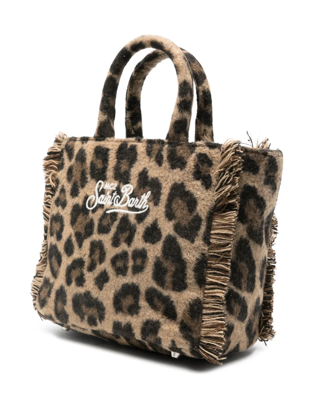 MC2 Saint Barth leopard-print logo-print tote bag | Shoulder Bags | Image 2