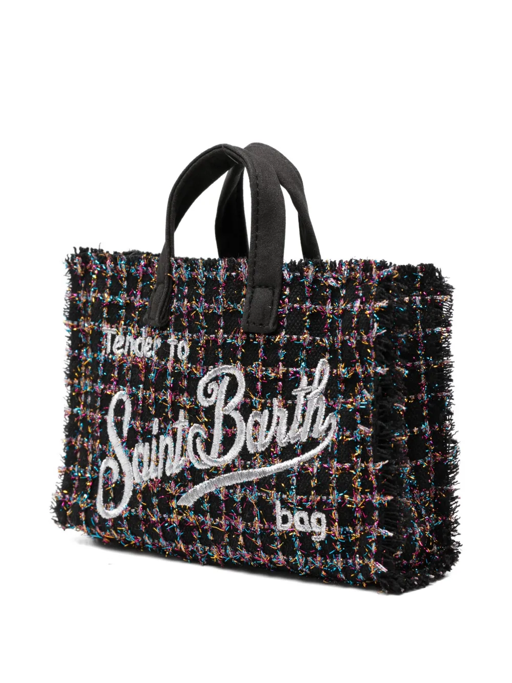 MC2 Saint Barth Kids Phone tote bag - Zwart