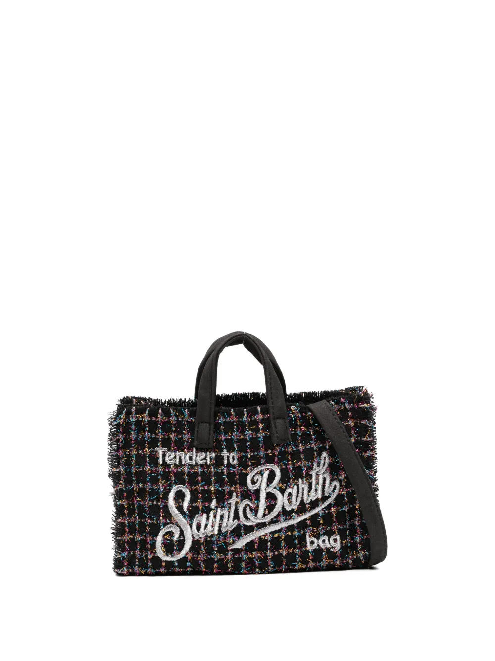Mc2 Saint Barth Phone Tote Bag In Black