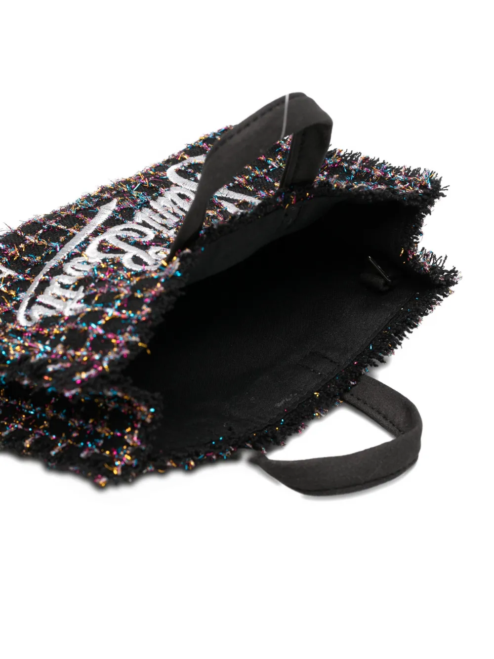 Mc2 Saint Barth Phone Tote Bag In Black