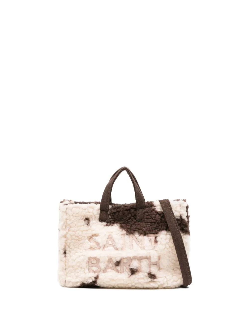 Mc2 Saint Barth Phone Tote Bag In Neutral
