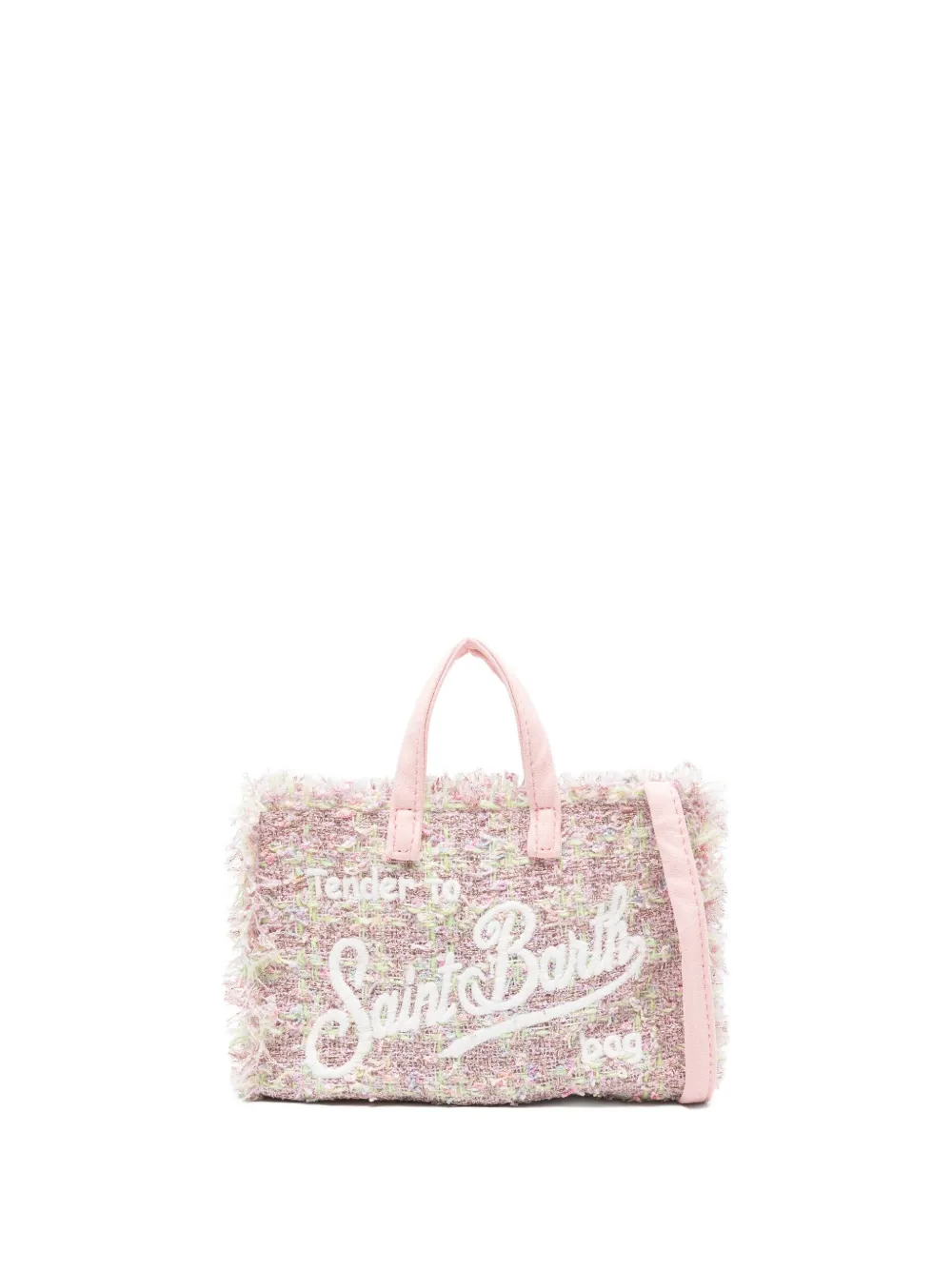 Mc2 Saint Barth Phone Shoulder Bag In Pink