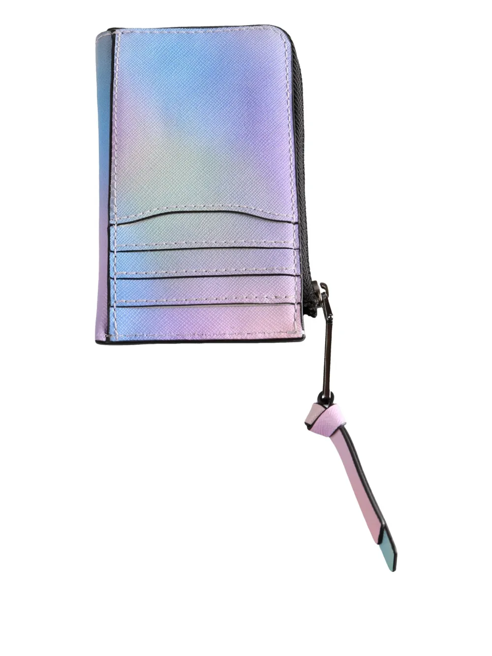 Marc Jacobs logo-plaque zip-fastening wallet - Paars