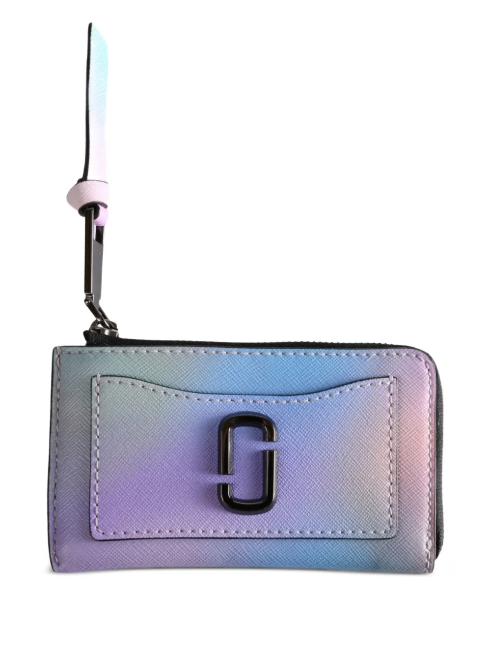 Marc Jacobs logo-plaque zip-fastening wallet - Viola