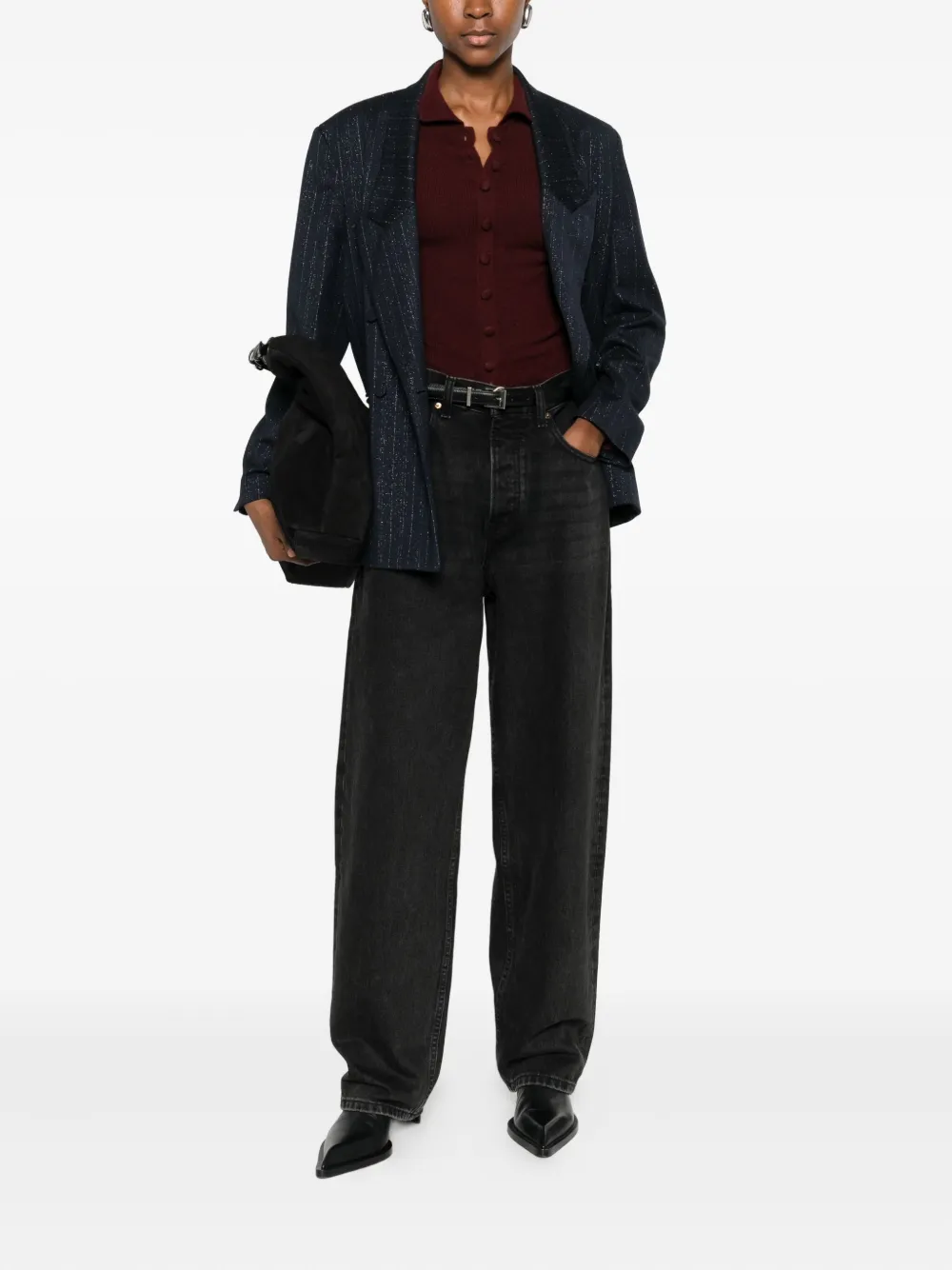 RAME striped double-breasted blazer | Blazers | Image 2