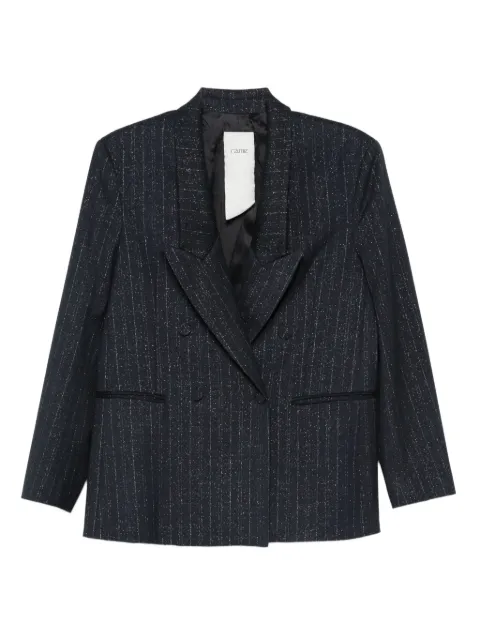 RAME striped double-breasted blazer