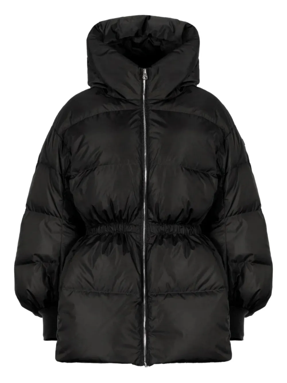 Lempelius Aza Hooded Coat In Black