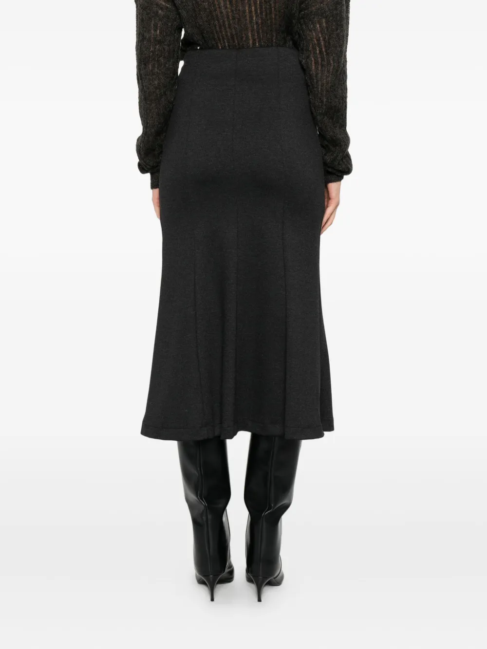  Rame High-waist Midi Skirt - Grey 