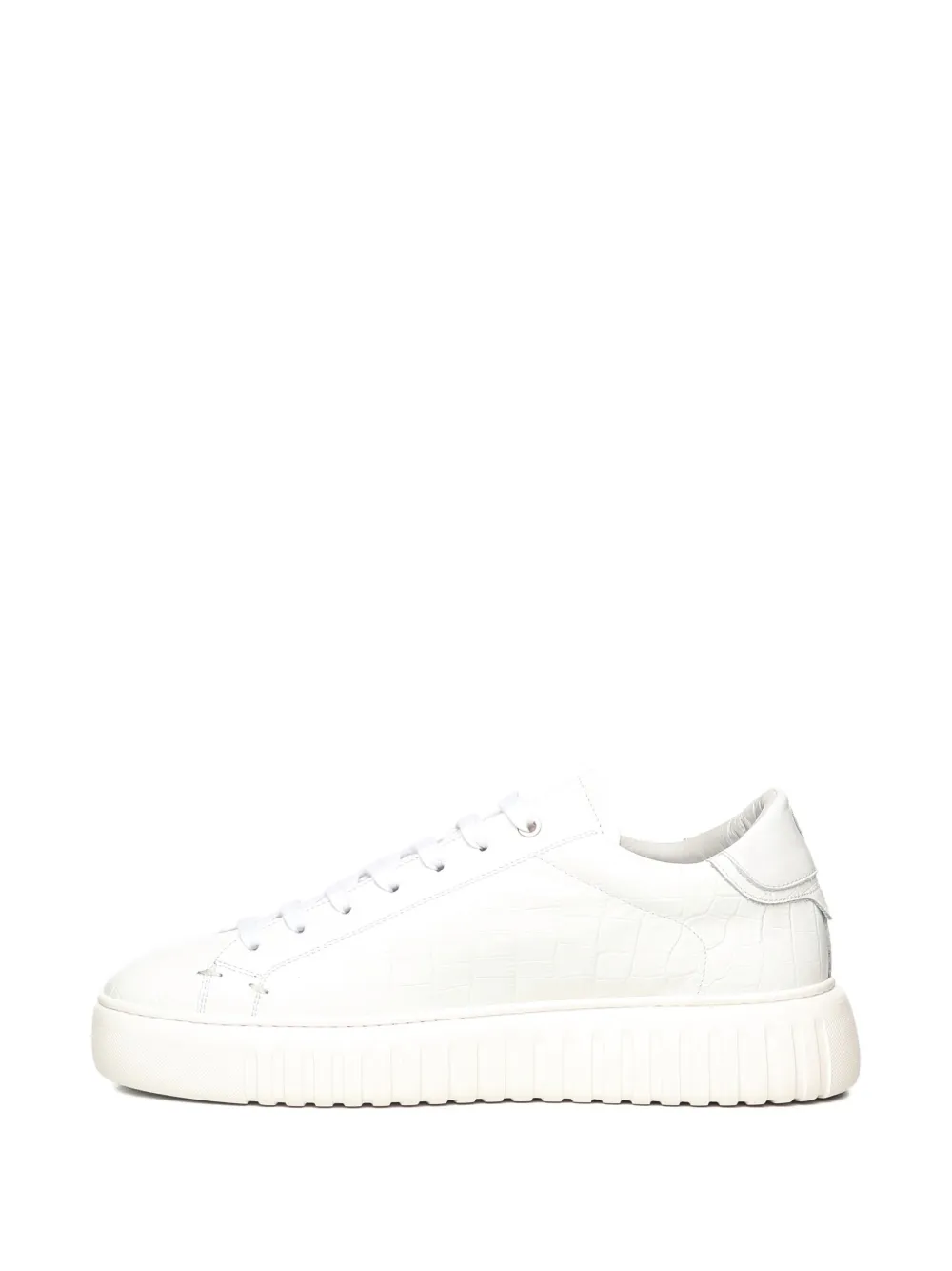 Giuliano Galiano Mars Crock leren sneakers Wit