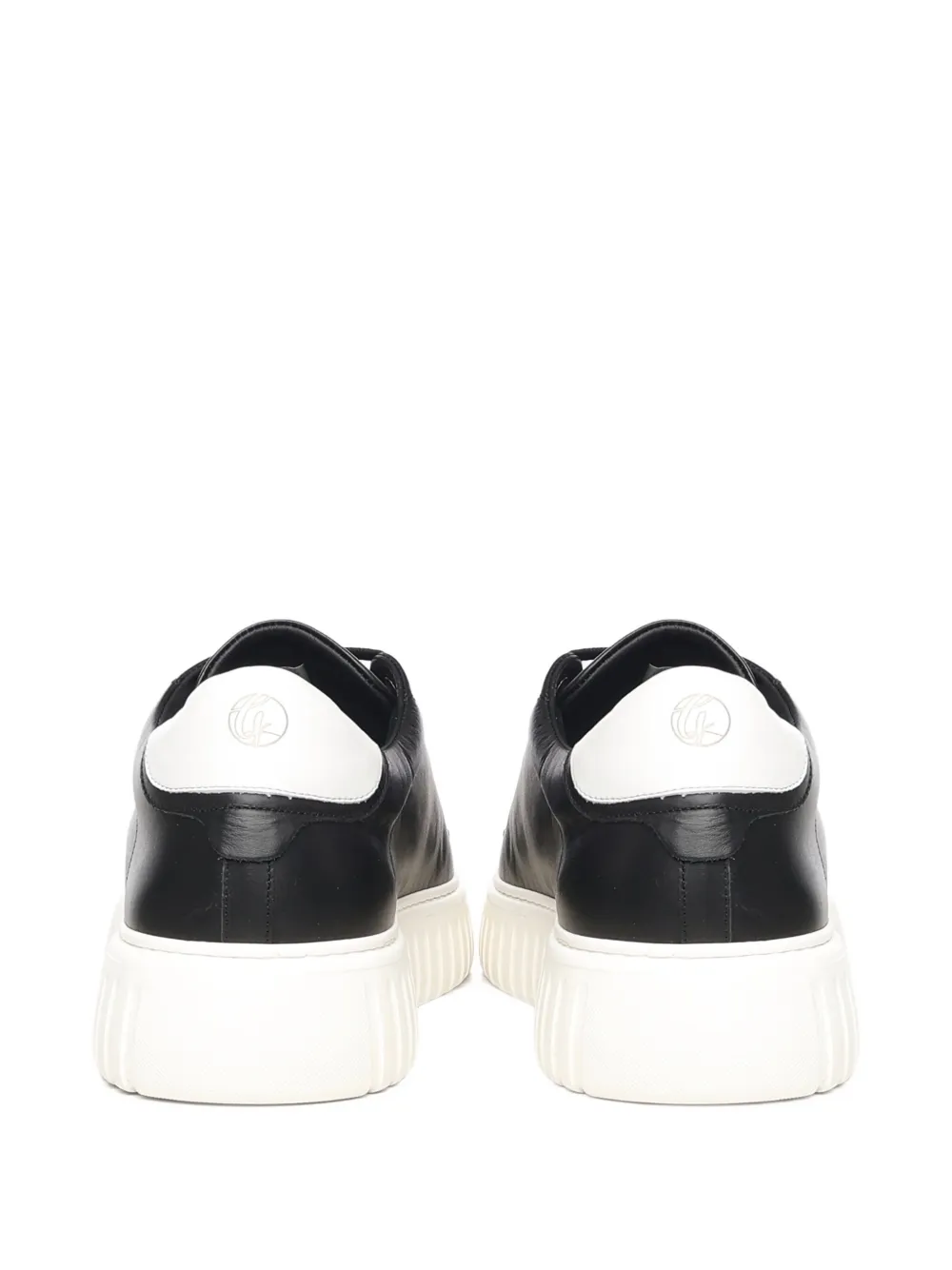 Giuliano Galiano Leren sneakers Zwart