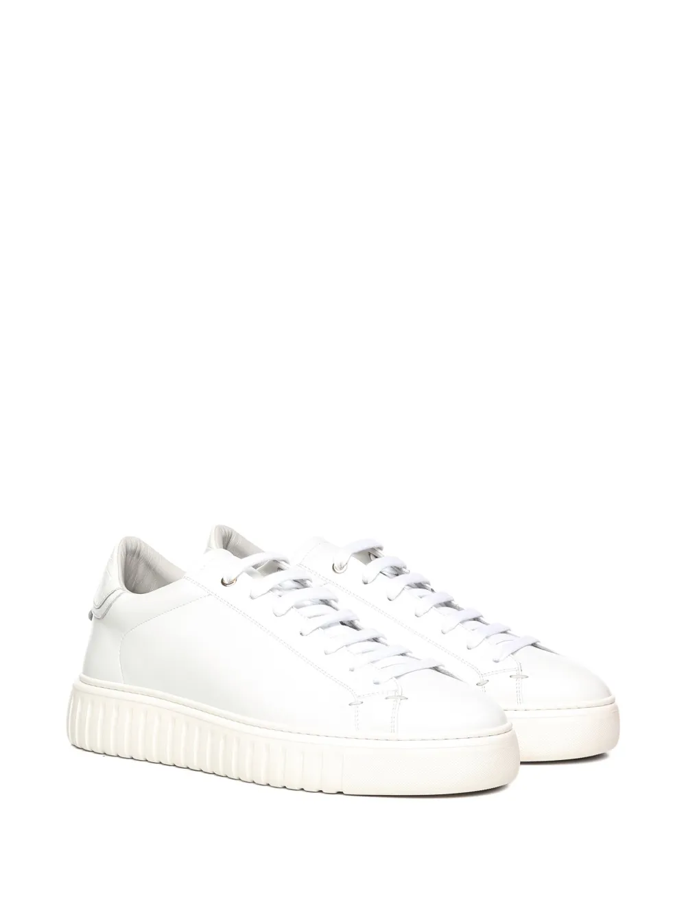 Giuliano Galiano Leren sneakers Wit