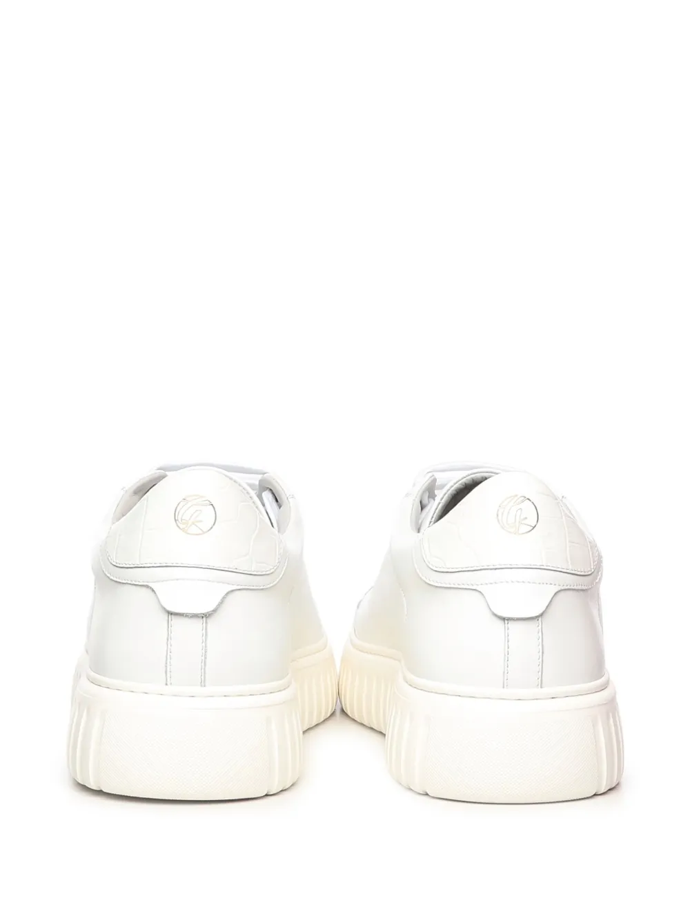 Giuliano Galiano Leren sneakers Wit