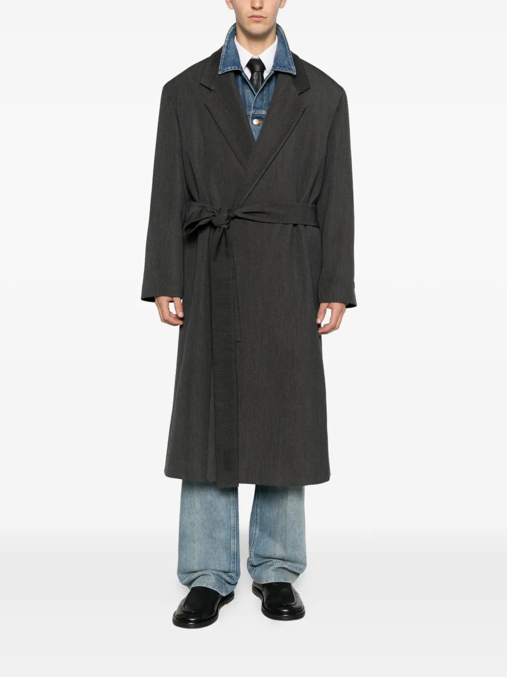 Fear Of God abrigo con cinturón removible | Abrigos con botonadura simple | Image 2