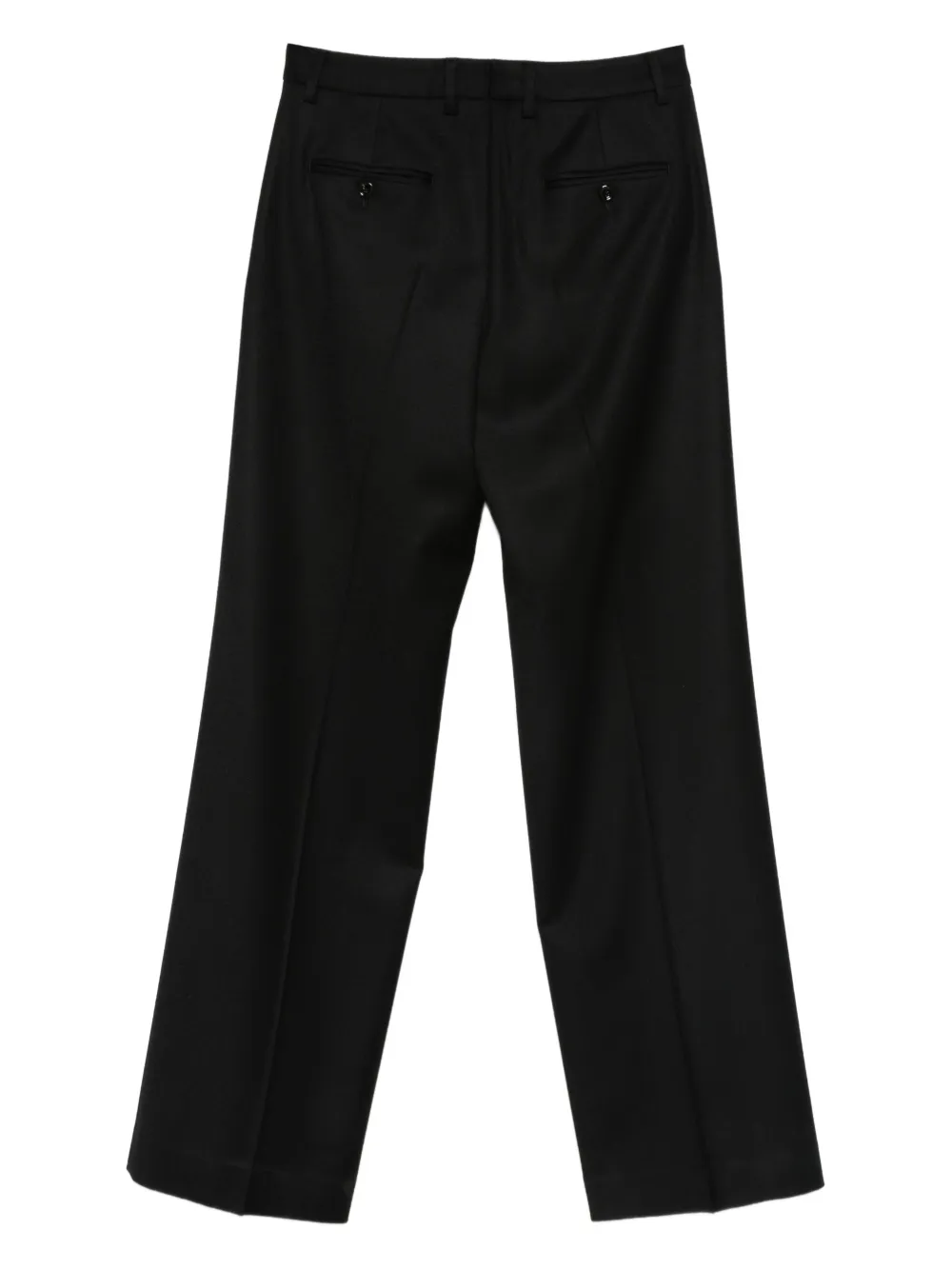 Lardini straight-leg pleated trousers - Zwart