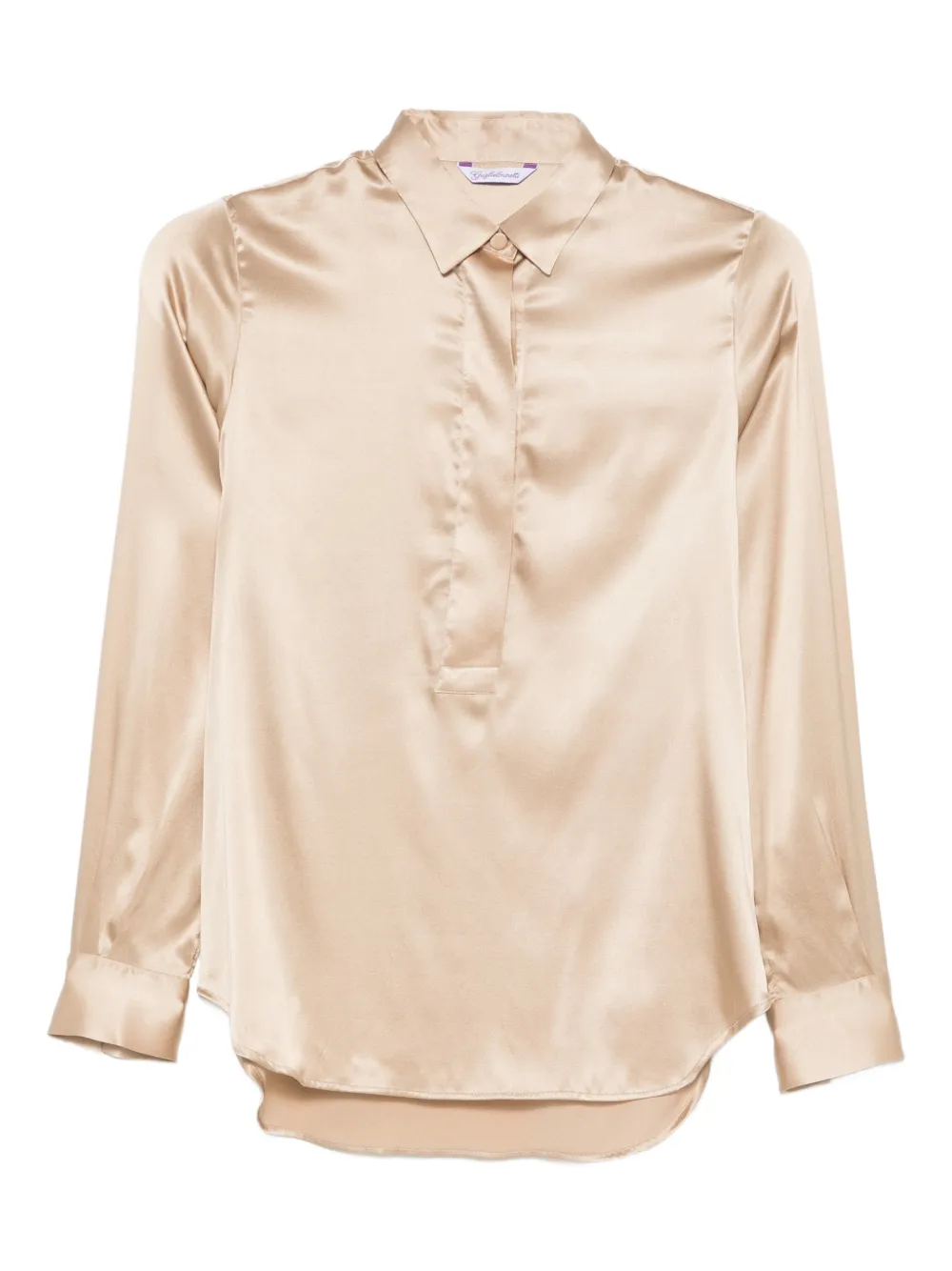 Guglielminotti buttoned long-sleeved top | neutro | Image 1