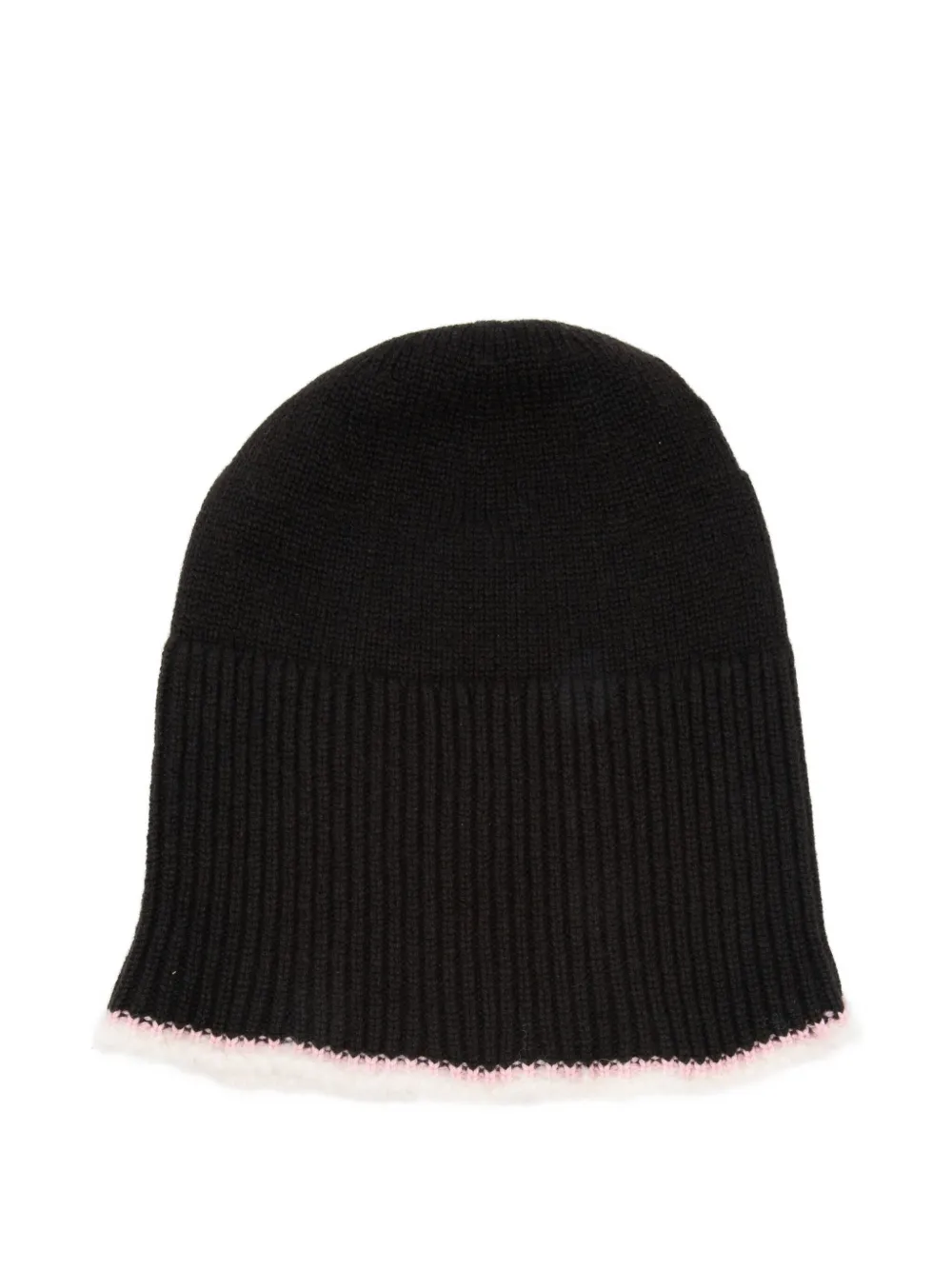 Barrie ribbed-trim beanie hat | Brown | Image 1