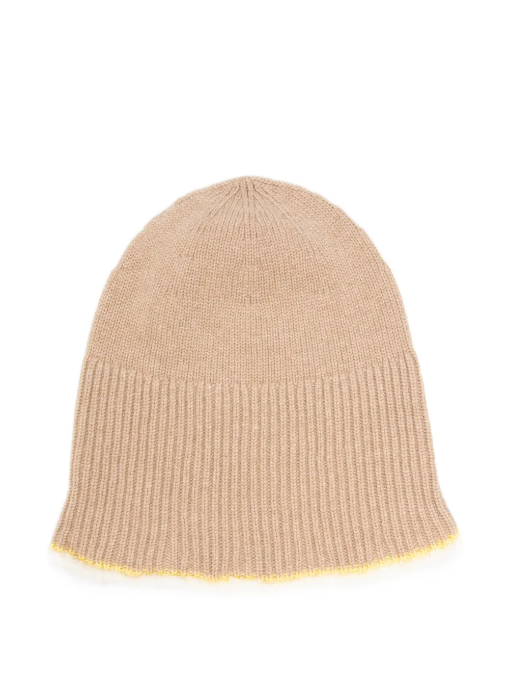 Barrie ribbed-trim beanie hat | Neutrals | Image 1