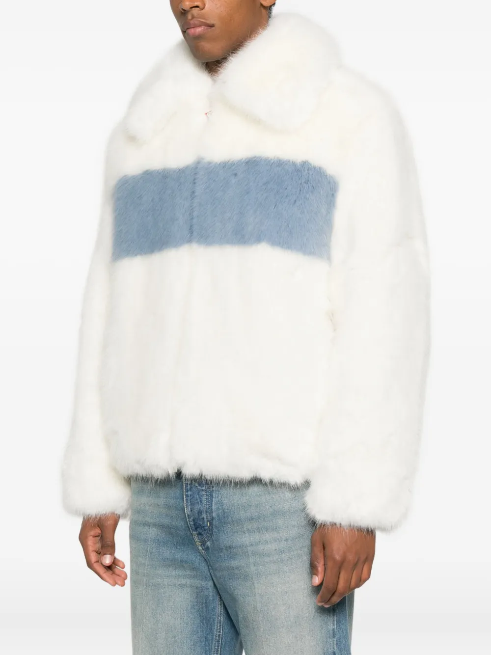 Casablanca Jack van imitatiebont Wit