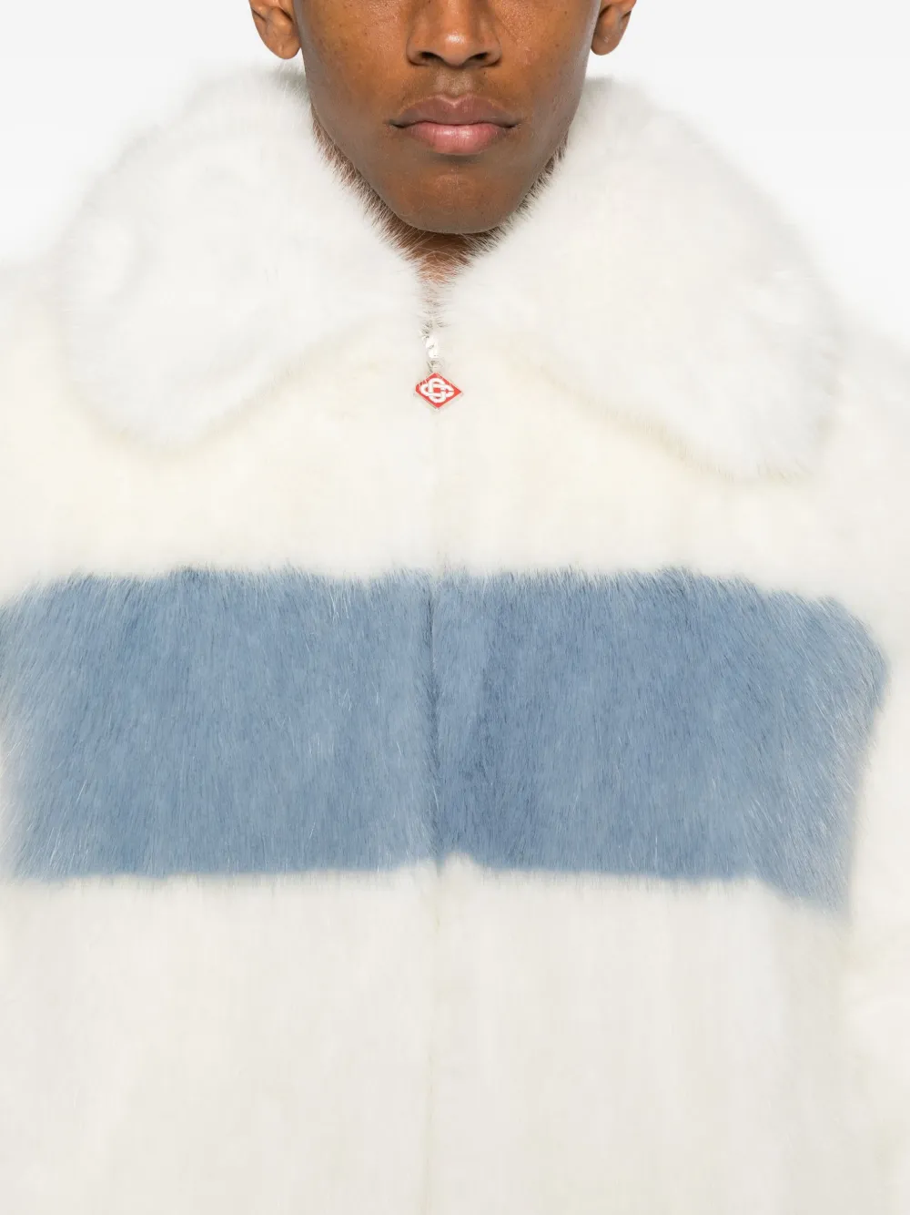 Casablanca Jack van imitatiebont Wit