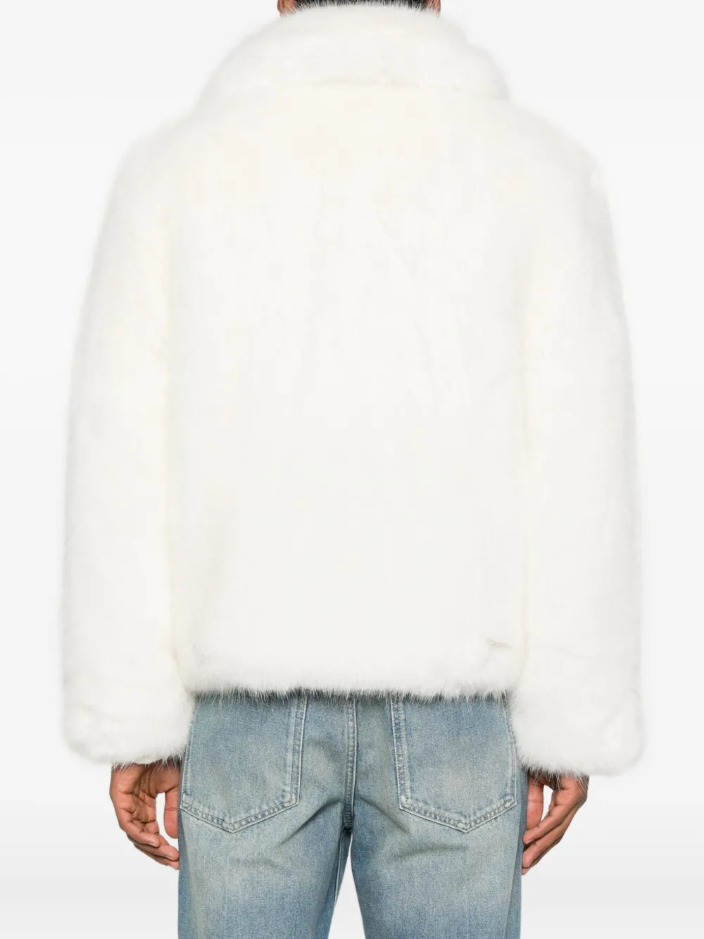 Casablanca Jack van imitatiebont Wit