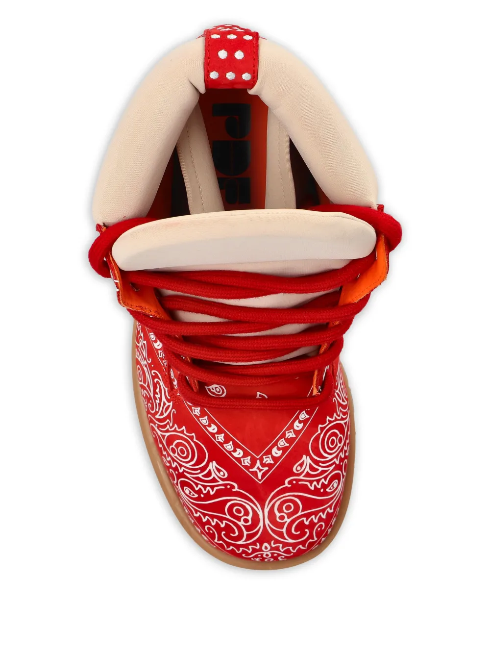 PDF Strada laarzen met bandanaprint Rood