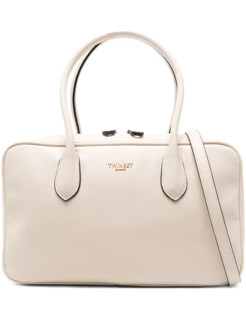 TWINSET logo-lettering tote bag
