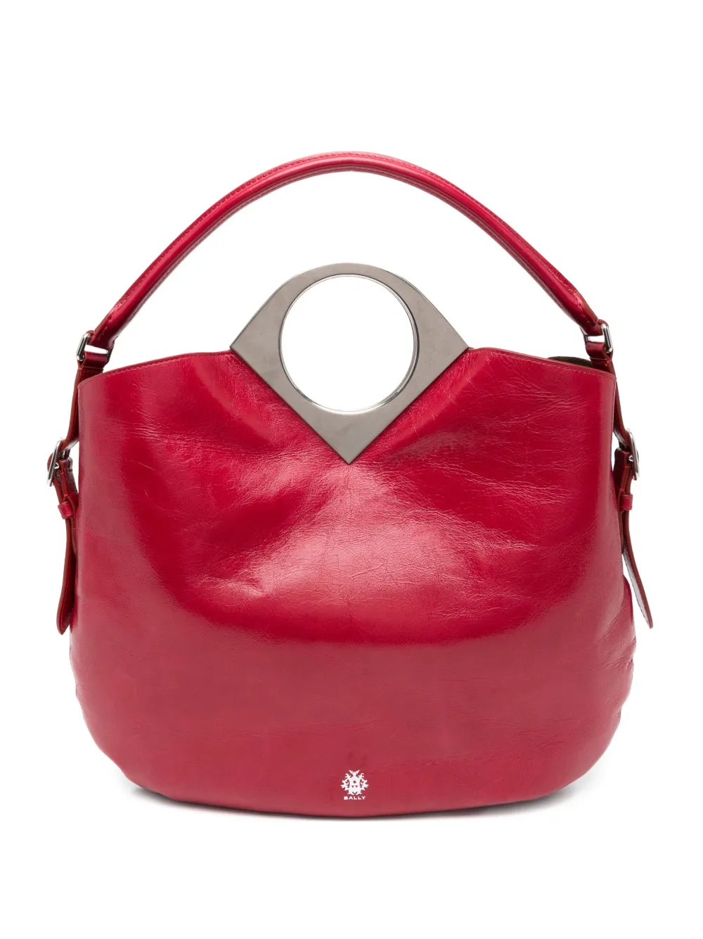Bally ring handle shoulder bag | Red | Image 1
