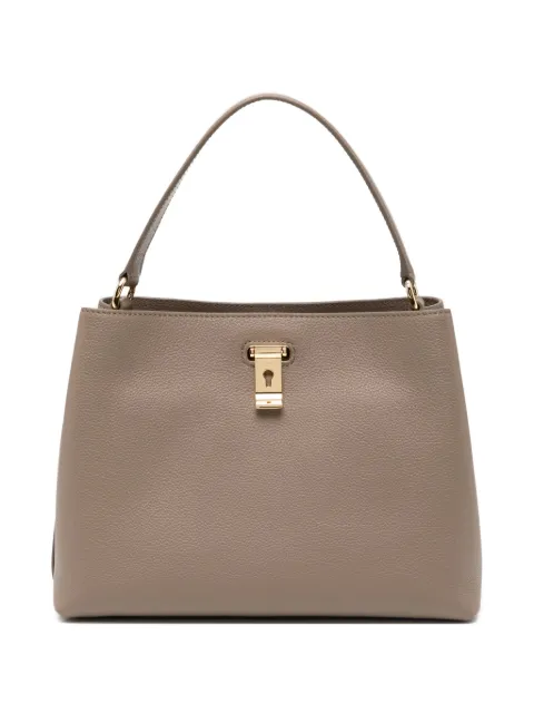 Bally top handle lock shoulder bag