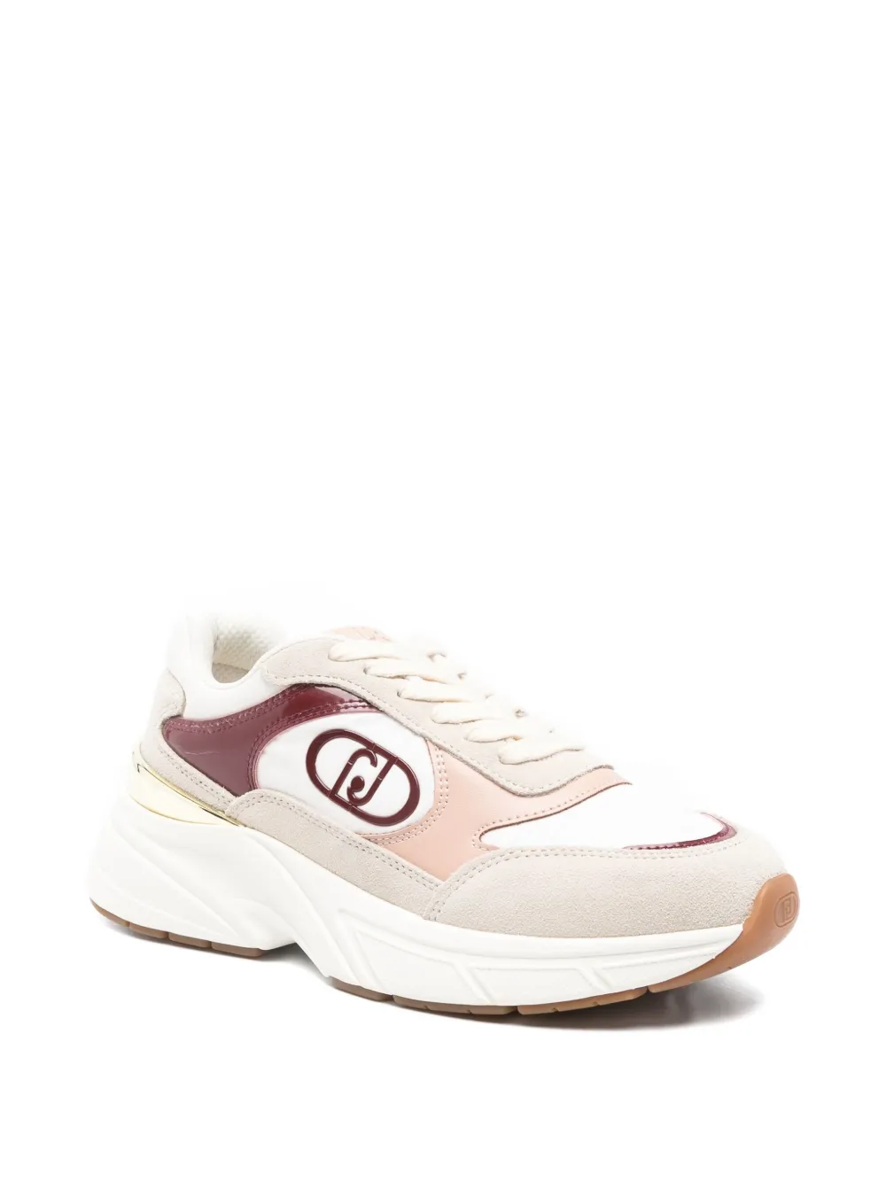 LIU JO logo-appliqué sneakers - Beige