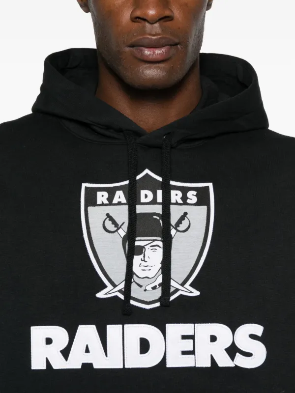 Nike x NFL Las Vegas Raiders logo-print Hoodie | Black | FARFETCH