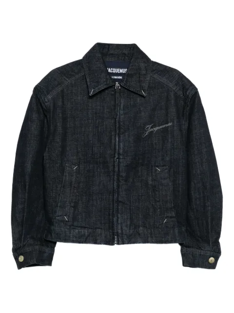 Jacquemus chamarra de mezclilla con logo