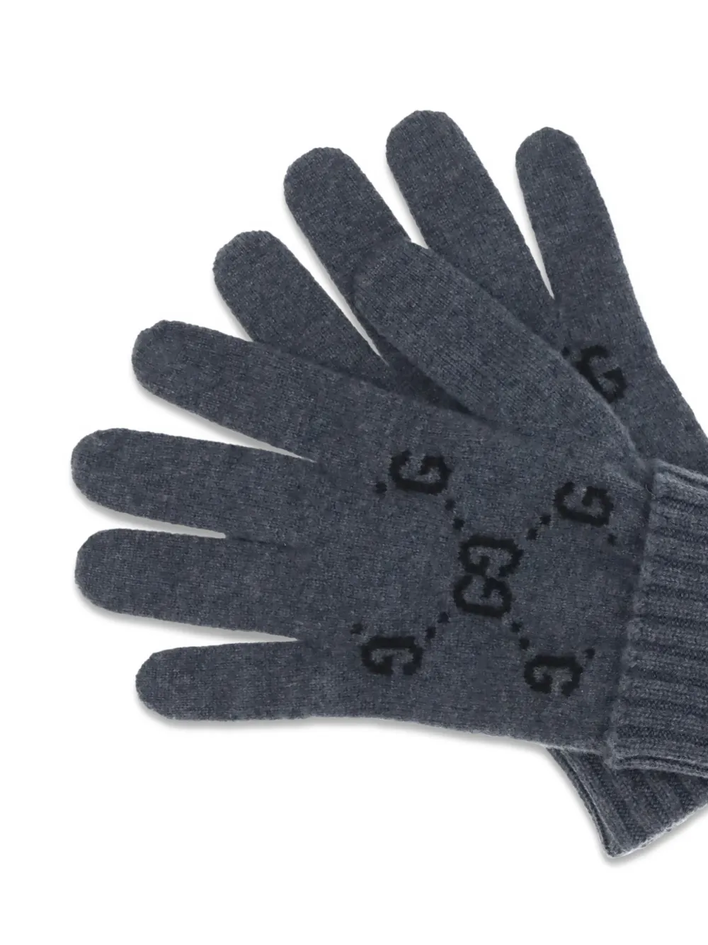 Gucci Handschoenen met logopatroon Grijs