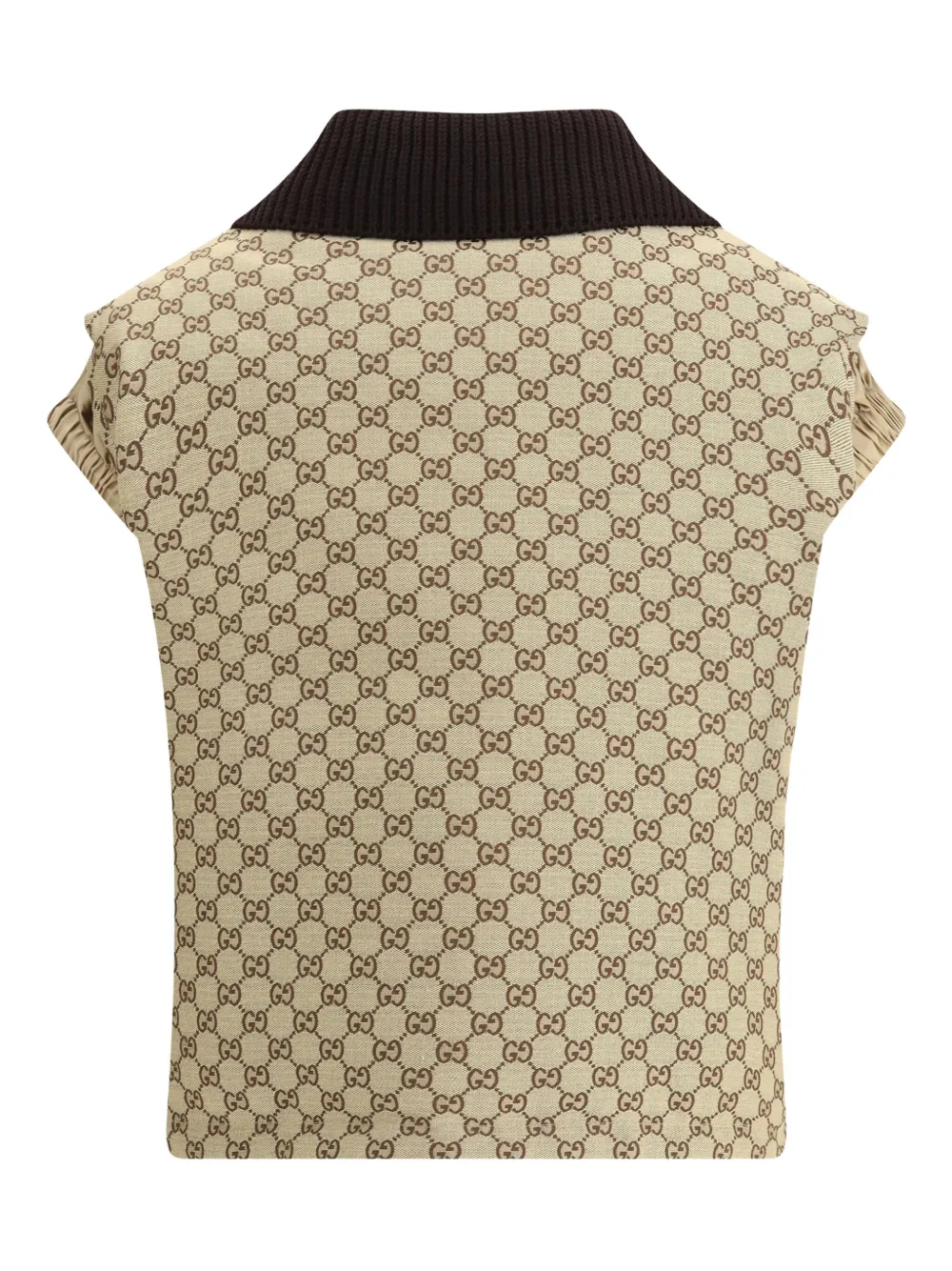 Gucci Bomber Gilet With Single Front Pocket In Multi
