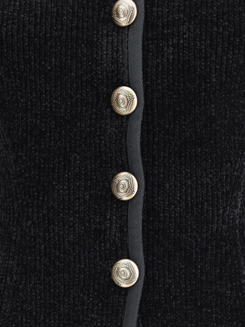 Giorgio Armani Zijden blazer met decoratieve knoop Zwart