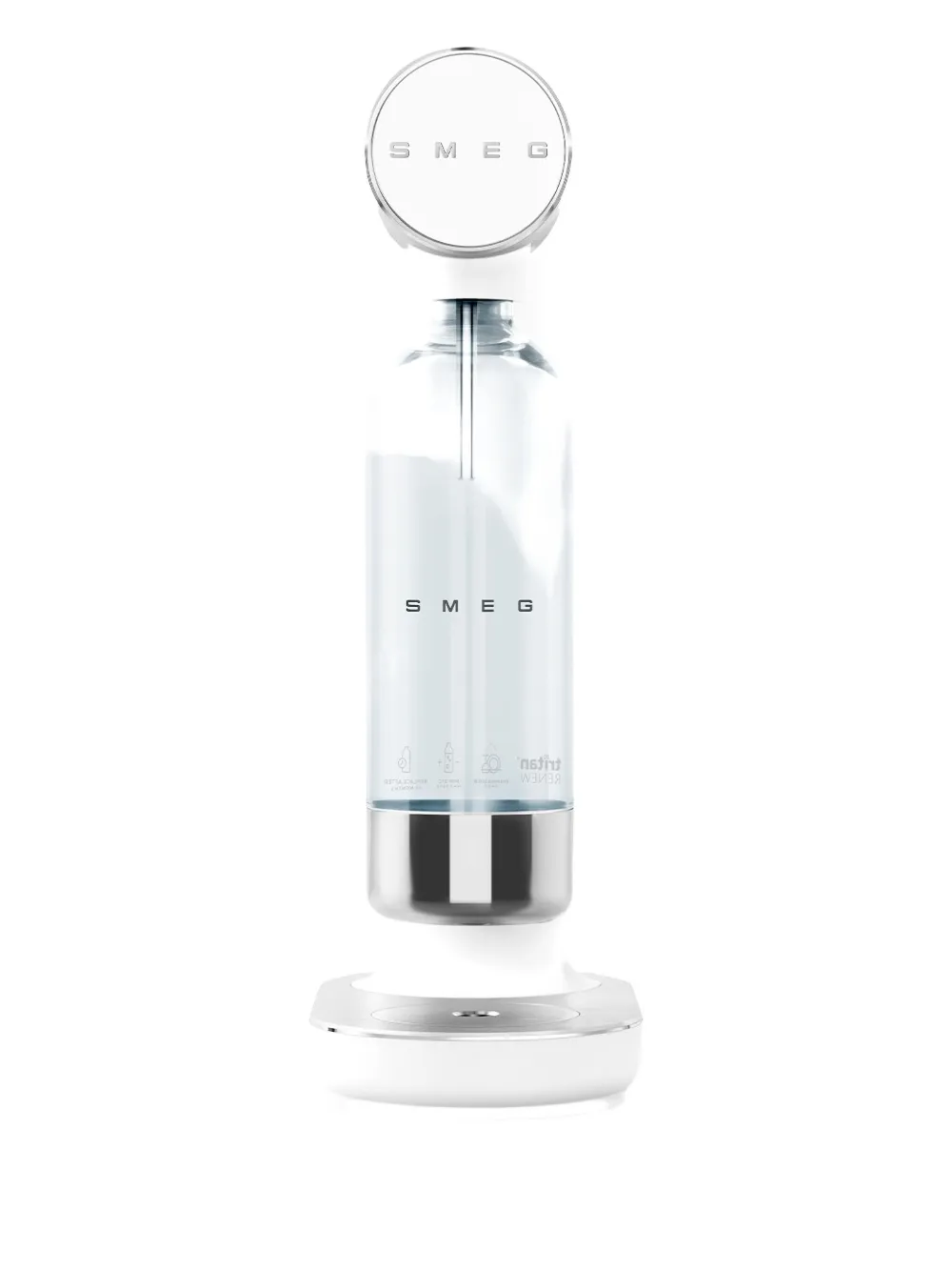 Smeg Gasatore d'acqua con logo - Bianco