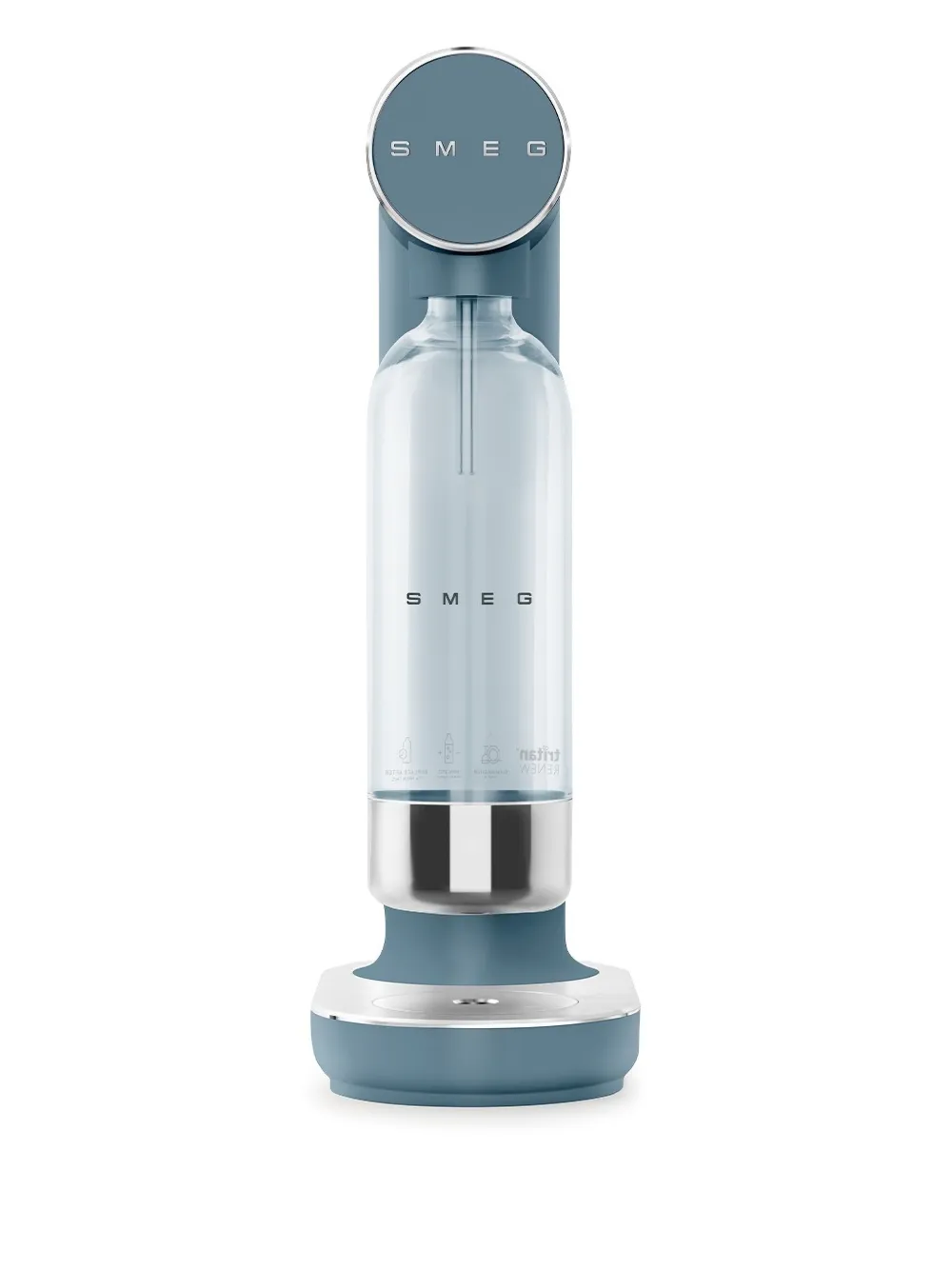 Smeg logo-print gasification machine (1l) | Blue | Image 1