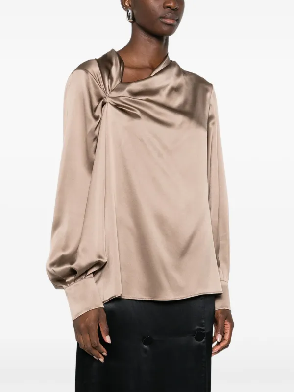 Max Mara シルクサテン ブラウス | FARFETCH JP