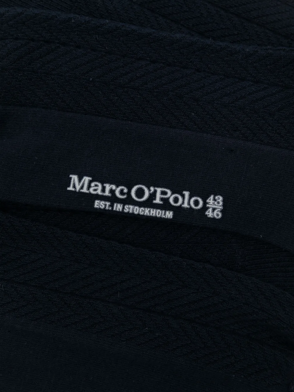 Marc O'Polo Sokken met visgraatpatroon Blauw
