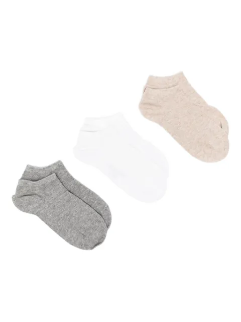 Marc O'Polo pack de tres pares de calcetines con ribete de canalé