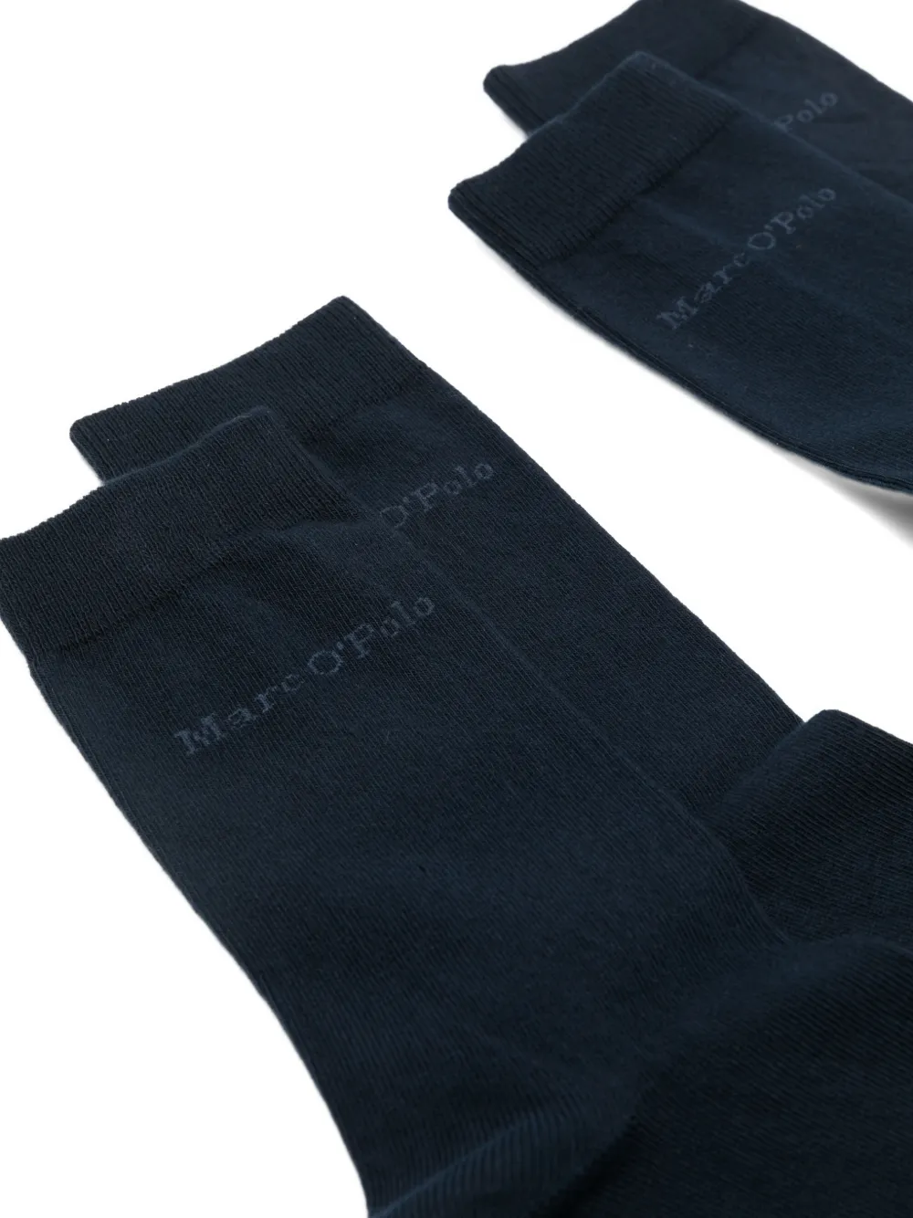 Marc O'polo Logo-detail Socks In Blue